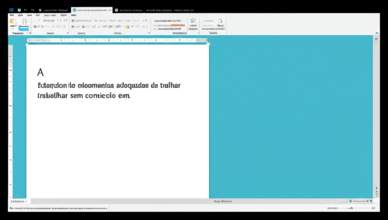 Ferramentas Offline para Trabalho Tela de um computador mostrando um software de edição offline.