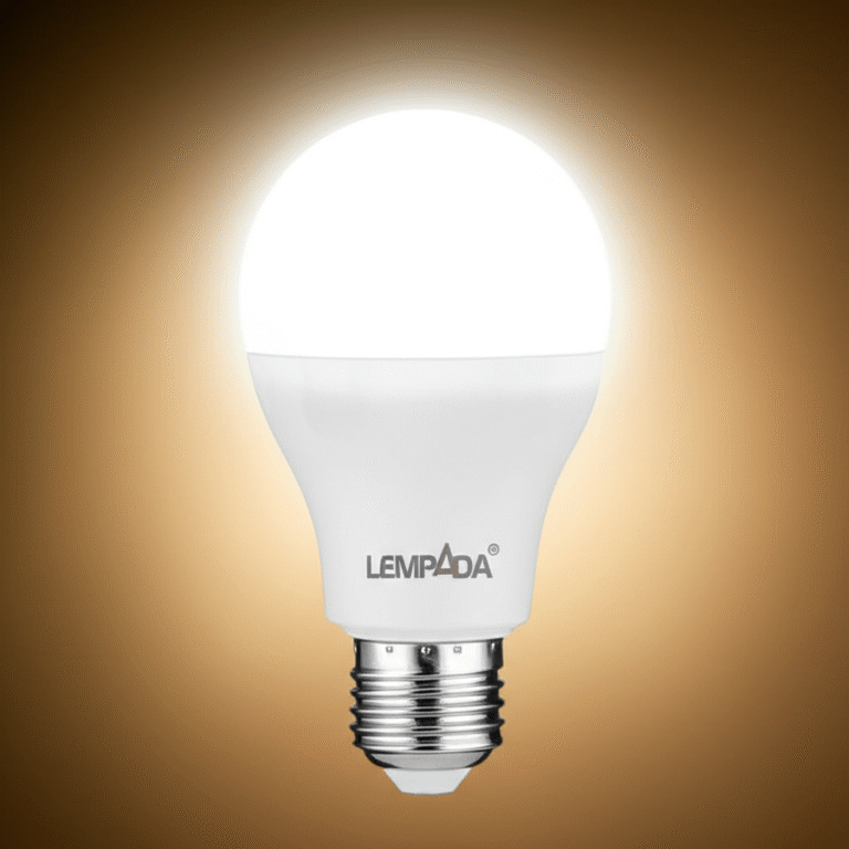 Iluminação LED Ajustável Lâmpada LED com ajuste de temperatura de cor para home office