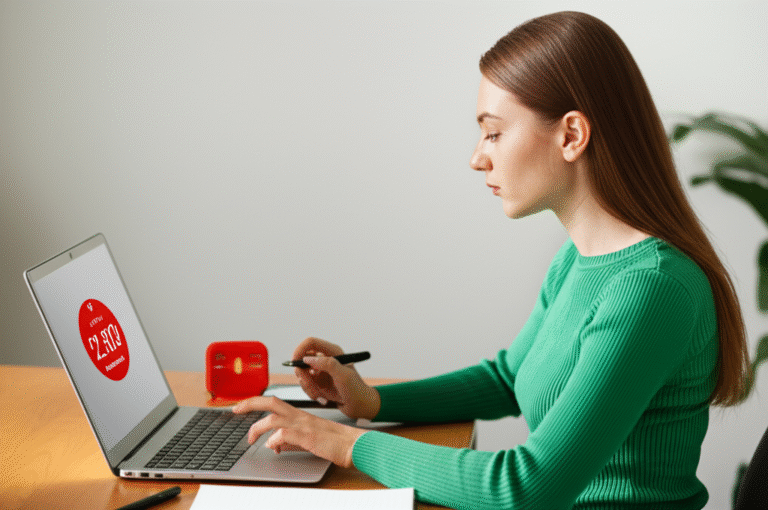 Mulher utilizando a técnica Pomodoro para gerenciamento de tempo